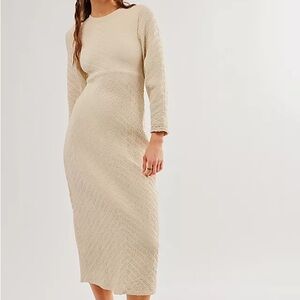 Free People Gabby Seamless Midi Dress.